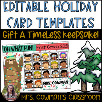 Preview of Winter Holiday Card - Editable Templates