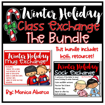 Preview of Winter Holiday / Christmas Class Gift Exchange (The Bundle)
