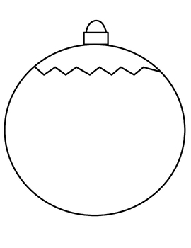 Preview of Winter Holiday Christmas Ornaments Template Make an Ornament Paper Craft Free!!!