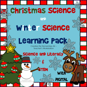 Preview of Winter Holiday & Christmas Science and Literacy Activity Set