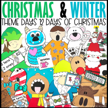 Preview of Winter & Holiday Christmas Theme Day Activities 12 Days of Christmas