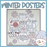 Winter Holiday Classroom Posters | Retro Winter Posters