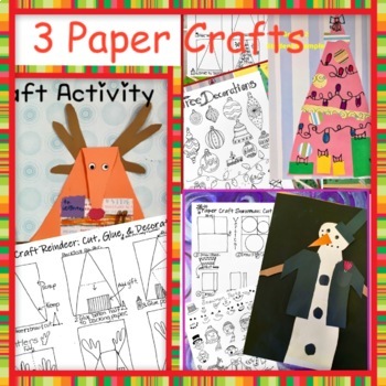 Winter paper craft bundle