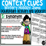Winter Holiday Context Clues Digital Activity and Booklet