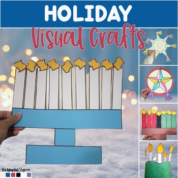 Preview of Winter Holiday Crafts | Visual Crafts for Special Education