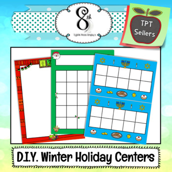 Preview of Winter Holiday DIY Learning Centers