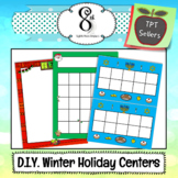 Winter Holiday DIY Learning Centers