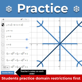 Winter Holiday Desmos Piecewise Activity No Prep Christmas Graphing Activity