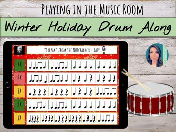 Preview of Winter Holiday Drum Along / Bucket Drumming Songs
