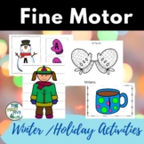 Winter Holiday Fine Motor Worksheets and Activities