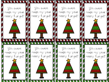 Winter Holiday Gift Tags by Simply First | TPT