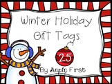 Winter Holiday Gift Tags