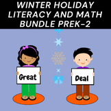 Winter Holiday Literacy And Math Bundle PreK-2