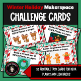 Winter Holiday Makerspace | Christmas Challenge Task Cards