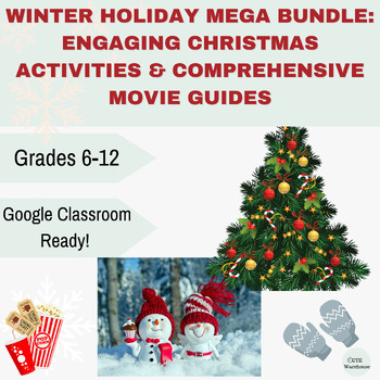 Preview of Winter Holiday Mega Bundle: Engaging Christmas Activities & Comprehensive Movie