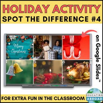 Preview of Winter Holiday Party Game | Christmas Activity for Paying Attention to Details 