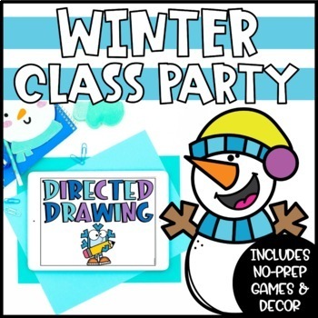Preview of Winter Holiday Party Games | Digital Fun Friday Games 