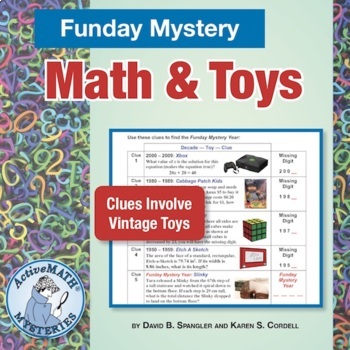 Preview of Winter Holiday Puzzle: Math & Toys with Game on Fraction Operations | Review