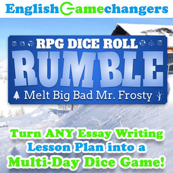 Winter Holiday Rpg Dice Roll Rumble Turn Any Essay Writing Lesson Into A Game
