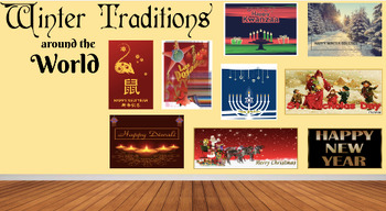 Preview of Winter Holiday Read Aloud's - Interactive Google Slides