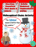 Seasons Debate & Conversations Activity | Philosophical Ch