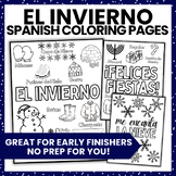 Winter & Holiday Spanish Coloring Pages | Invierno Páginas