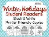 Winter Holiday Student Readers (Black and White Printer-fr