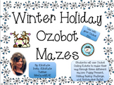 Winter Theme Ozobot Mazes