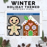 Winter Holiday Themed Language Mystery Pixel [google sheet