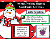Winter/Holiday Themed Social Skills Activities Words, Feel