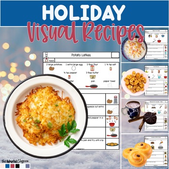 Preview of Winter Holiday Visual Recipes for Special Education