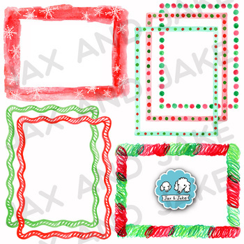 winter holiday page border