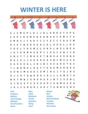 Winter Holiday Word Search
