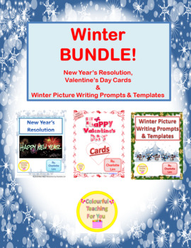 Preview of Winter Holiday Writing, Art and Bulletin Board Reflection Activities BUNDLE