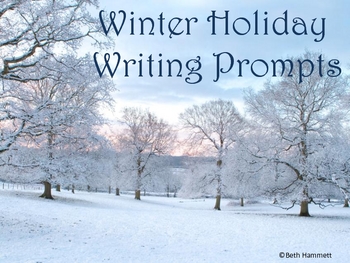 Preview of Winter Holiday Writing Prompts