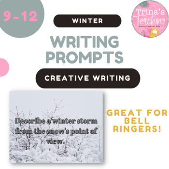 Winter Holiday Writing Prompts, Creative Writing, Bell Ringers | TpT