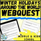 Winter Holidays Activity WebQuest to Research Holidays Aro