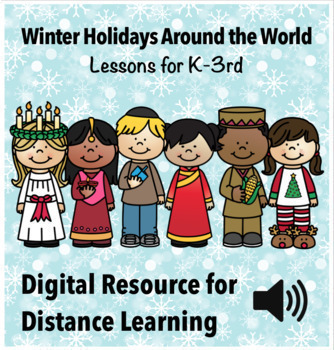Preview of Winter Holidays Around The World DIGITAL Lessons & Activities