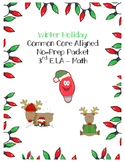 Winter Christmas Packet - NO PREP Holiday Work Early Finis
