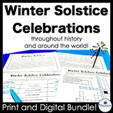 Winter Solstice Holidays Around the World Activities Readi