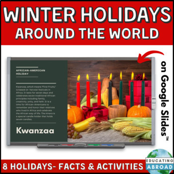 Preview of Winter Holidays Around the World Activity | Digital Game and Scavenger Hunt