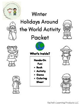Preview of Winter Holidays Around the World Activity Packet