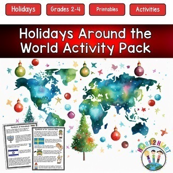Preview of Winter Holidays Around the World Bundle Passport & Scrapbook Project
