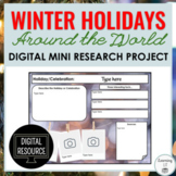 Winter Holidays Around the World Mini Research Project Dig