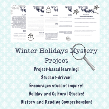 Preview of Winter Holidays Around the World Mystery Project