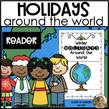 Preview of Winter Holidays Around the World December Reader - First & Kindergarten