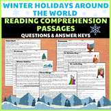 Winter Holidays Around the World Reading Comprehension Pas