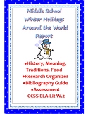 Winter Holidays Around the World Report 6-8: Christmas and MORE