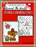 Winter Holidays Christmas Around The World - Animals Color
