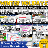 Winter Holidays Reading Comprehension Passages and Activities